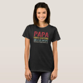 パパは何でも早く作る事を知っている Tシャツ (正面フル)