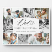 パパは写真コラージュに感謝 フォトプラーク (正面)