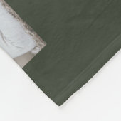 パパは単に最高の写真コラージュパーソナライズされた フリースブランケット (角)