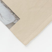 パパは単に最高の写真コラージュパーソナライズされた フリースブランケット (角)