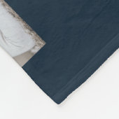 パパは単に最高の写真コラージュパーソナライズされた フリースブランケット (角)