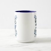 パパは多くを知り、おじいさんは何でも知る マグカップ (中央)