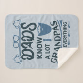 パパは多くを知り、孫は何でも知る シェルパブランケット (正面(横))