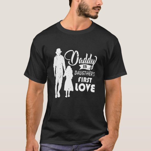 パパは娘の初めての恋人 Tシャツ (正面)