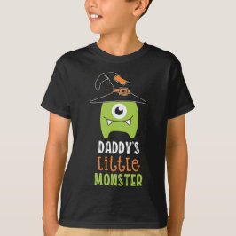 パパは小さなモンスター ブラック Tシャツ