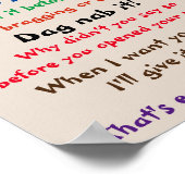 パパは常にポスターを言った ポスター (角)