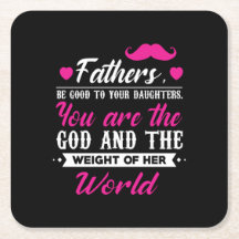 パパは彼女の世界の重さを贈る