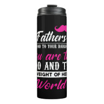 パパは彼女の世界の重さを贈る