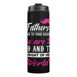 パパは彼女の世界の重さを贈る タンブラー