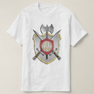 パパは戦いの頂上をナイト爵に叙します Tシャツ