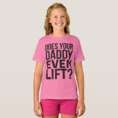 パパは持ち上げる？ Tシャツ (正面フル)