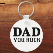パパは文字デザインお父さんの日 キーホルダー (正面)