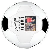 パパは最強の父の日2写真 サッカーボール (回転)