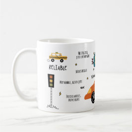 パパは最高のクルマだね コーヒーマグカップ