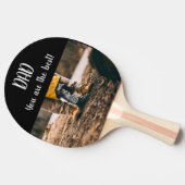 「パパは最高の父の日の誕生日 卓球ラケット (横)