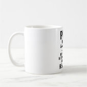 パパは父の日の贈り物すべてを知っている コーヒーマグカップ (左)