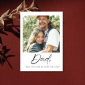 パパは父の花嫁の通路を歩いてくれ 招待状