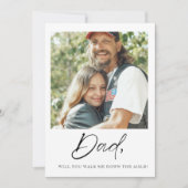 パパは父の花嫁の通路を歩いてくれ 招待状 (正面)