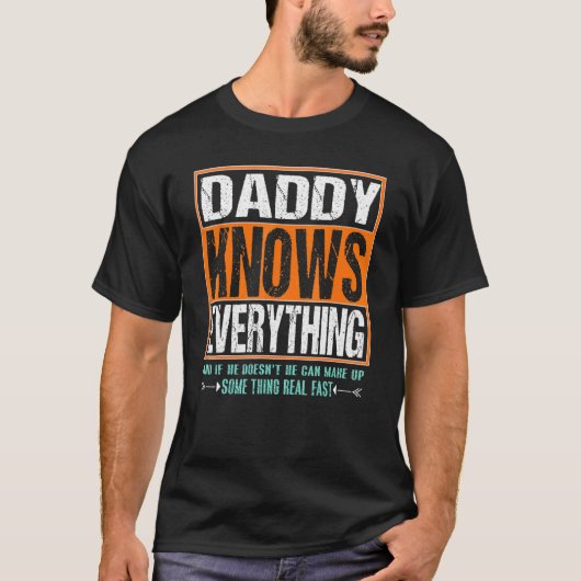 パパは父もし父を知らない全てを知っている Tシャツ (正面)