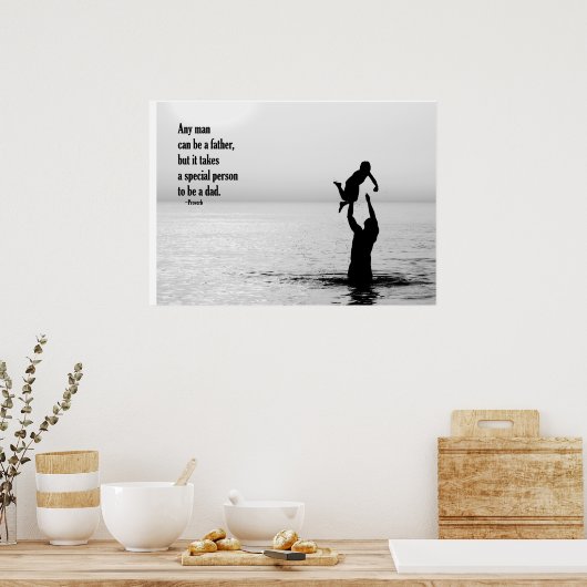 パパは特別 ポスター (キッチン)