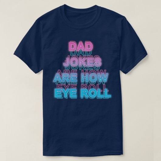 パパは目転が Tシャツ (デザイン正面)
