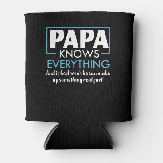 パパは知らないことはちゃんと分かってる 缶クーラー (正面)