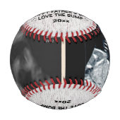 パパは私たちの最初の抱擁が待ち遠し父のい 野球ボール (正面)