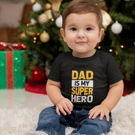 パパは私のすごいヒーロー トドラーTシャツ