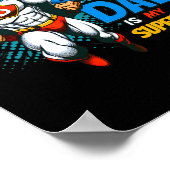 パパは私のスーパーヒーロクールキッズファーデー漫画L ポスター (角)