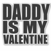 パパは私のバレンタイン シール (正面)