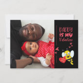 パパは私のバレンタイン フォト シーズンカード (正面)