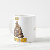 パパは私のヒーロー コーヒーマグカップ (正面左)