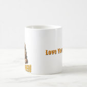 パパは私のヒーロー コーヒーマグカップ (中央)