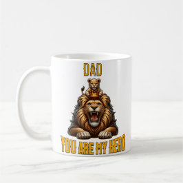 パパは私のヒーロー コーヒーマグカップ