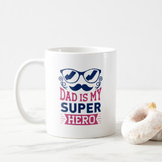 パパは私のヒーロー コーヒーマグカップ
