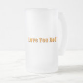 パパは私のヒーロー フロストグラスビールジョッキ (正面右)