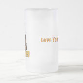 パパは私のヒーロー フロストグラスビールジョッキ (中央)