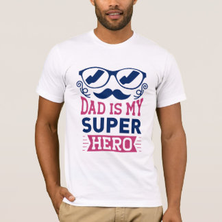 パパは私のヒーロー Tシャツ