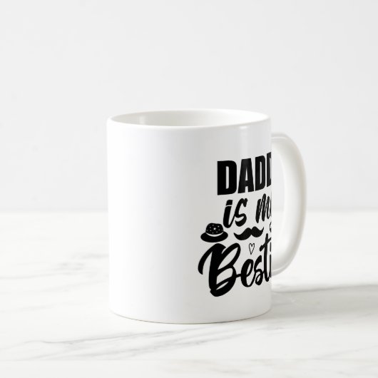 パパは私のベスティー、あなたのパパと特別な絆 コーヒーマグカップ (正面右)
