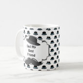 パパは私の友最高の人だ コーヒーマグカップ (正面左)