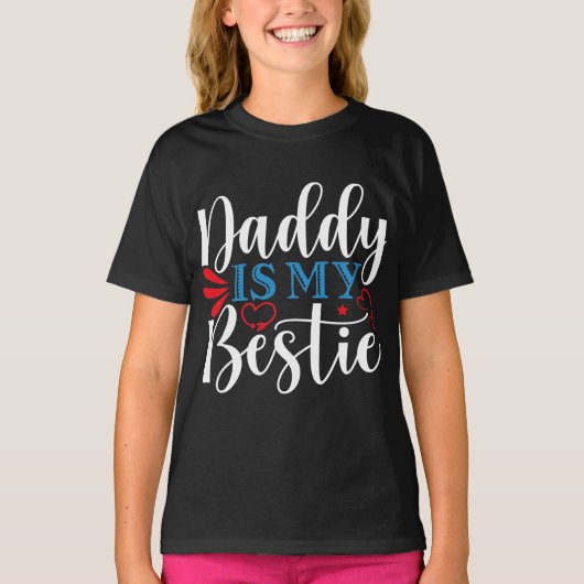 パパは私の大得意なTシャツだ Tシャツ (正面)