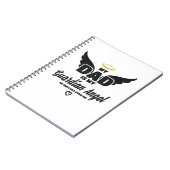 パパは私の守護天使が記憶の中で私を見守る ノートブック (左側)