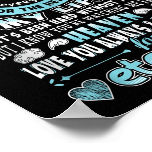 パパは私の守護天使恋しく思のメモリアルデー ポスター (角)