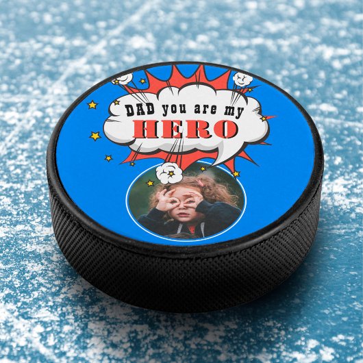 パパは私の英雄の父の日写真 アイスホッケーパック