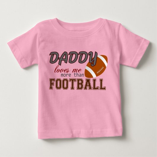 パパは私を愛してる ベビーTシャツ (正面)