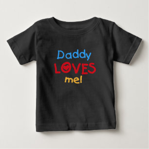 パパは私を愛してる ベビーTシャツ