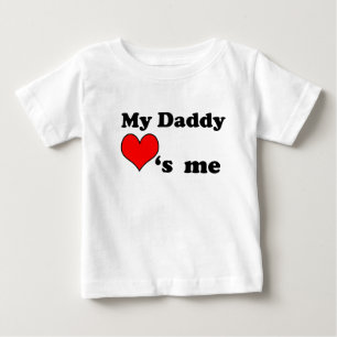 パパは私を愛してる ベビーTシャツ