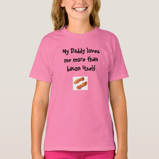 パパは私を愛してる Tシャツ (正面)
