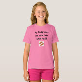 パパは私を愛してる Tシャツ (正面フル)