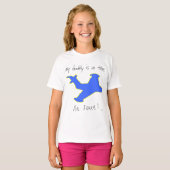 パパは空軍にいる Tシャツ (正面フル)
